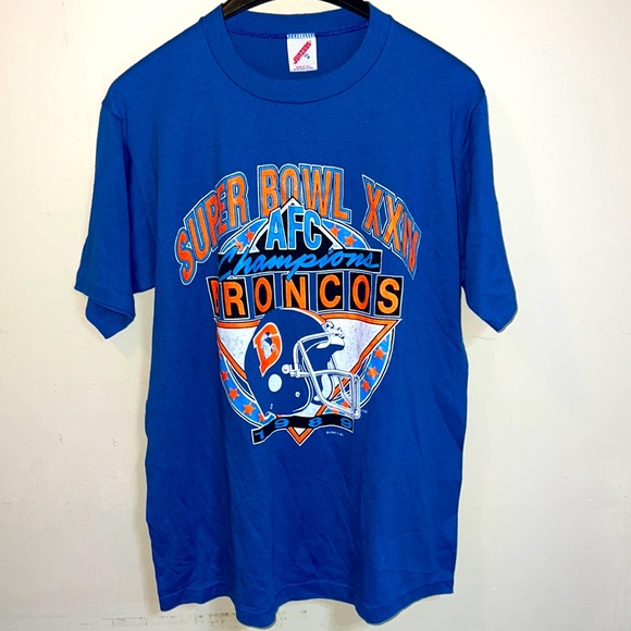Vintage Other - Vintage 1989 Denver Broncos Super Bowl Champions T-Shirt Jerzees Single Stitch